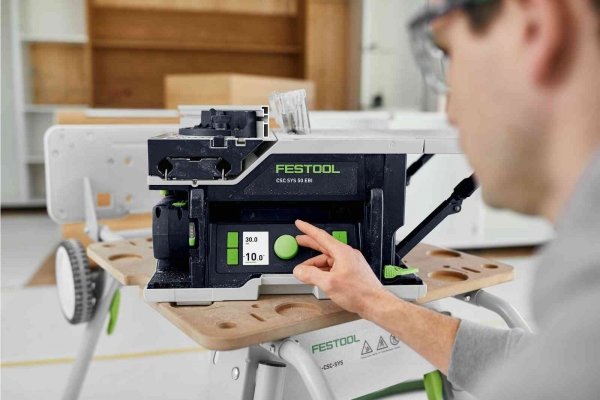 Akumulatorowa stołowa pilarka tarczowa Festool CSC SYS 50 EBI-Basic 576820
