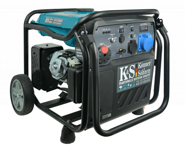 Inwertorowy generator prądotwórczy benzyna/gaz K&amp;S KS8100iEG