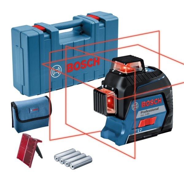 Laser liniowy Bosch GLL 3-80  Professional 360 stopni