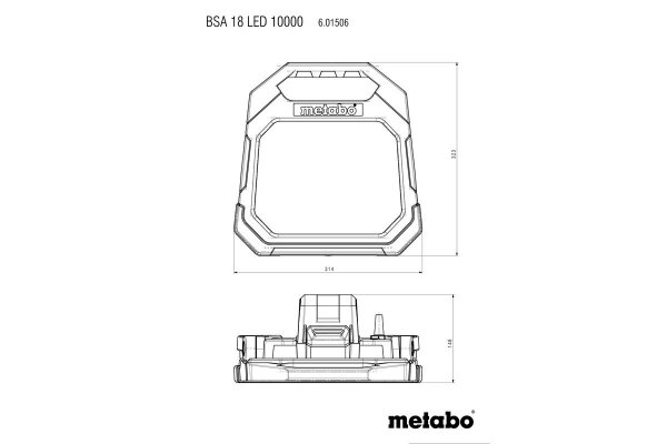 Lampa Metabo BSA 18 LED 10000 (601506850)