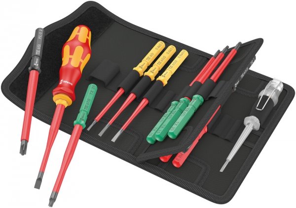 Kraftform Kompakt VDE 16 extra slim 1 Tool Finder, 16 części WERA | 05006608001