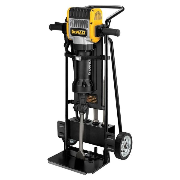 Młot wyburzeniowy DeWALT D25981K z uchwytem sześciokątnym 28 mm klasy 30 kg z wózkiem transportowym i dłutem