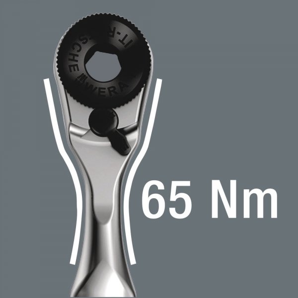 Klucz Zyklop Mini 1 z grzechotką 1/4&quot;, 2 części WERA | 05073230001