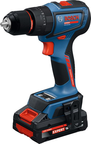 Wiertarko-wkrętarka akumulatorowa udarowa Bosch EXPERT EXSB18V-90 2x4Ah