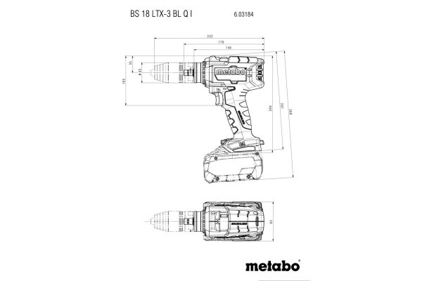 Wiertarko wkrętarka Metabo BS 18 LTX-3 BL Q I 603184840
