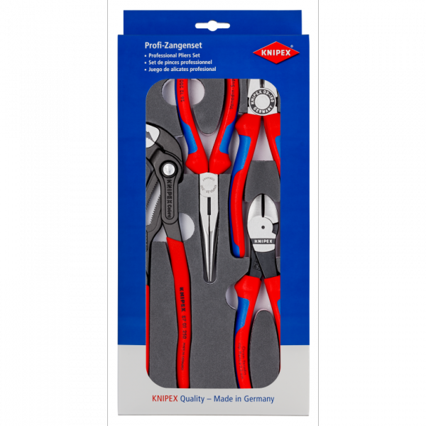 Zestaw 4-częściowy szczypiec ogólnych Knipex 00 20 01 V15