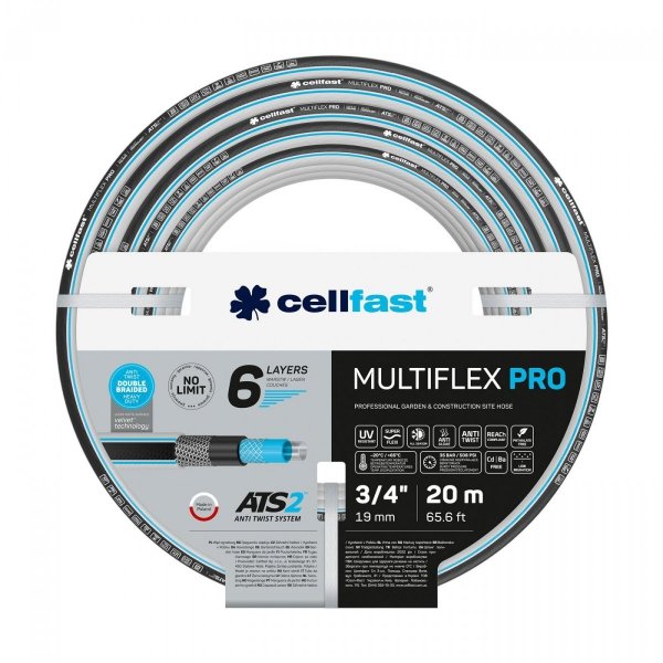 Wąż ogrodowy Cellfast 13-820 MULTIFLEX PRO ATS2 3/4&quot; 20 m
