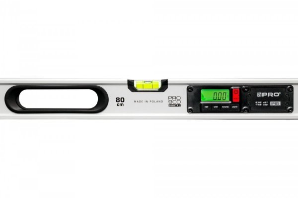 Poziomnica elektroniczna PRO PRO900 IP65 z magnesami 120cm z pokrowcem