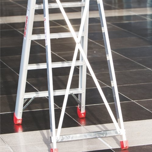 Drabina jednostronna z głębokimi  8 cm stopniami  Faraone LADY4
