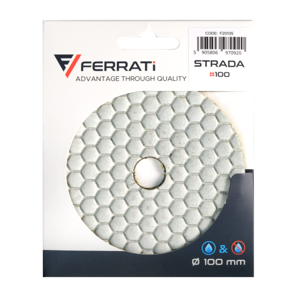 Pad polerski 100mm №100 STRADA  FERRATI F20135