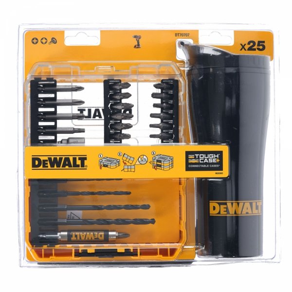 Bity DeWALT DT70707 zestaw 25 el. + Kubek