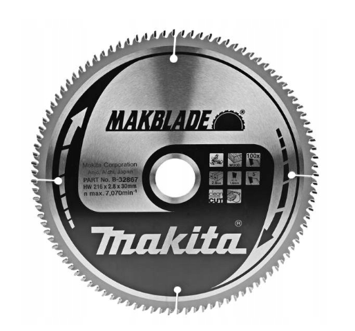 Tarcza tnąca do drewna Makita MAKBLADE 216mm B-32867