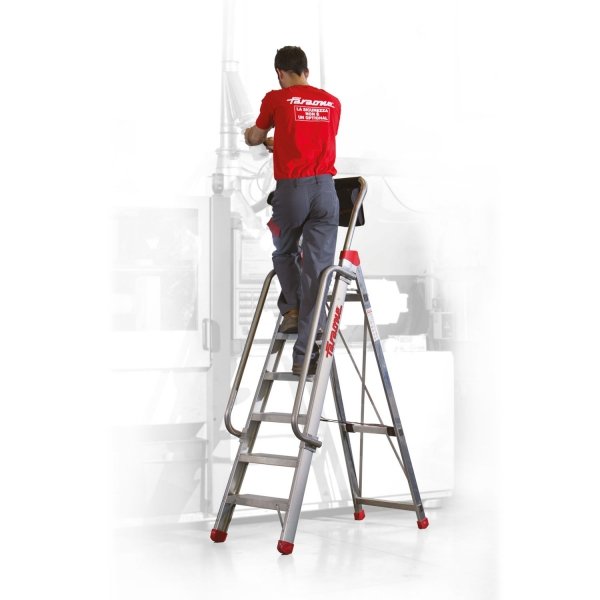 Drabina jednostronna z głębokimi  13 cm stopniami  DOMUS  Faraone SDOMUS07