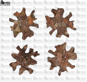 Zestaw 48 sztuk AMOEBA ŚCIÓŁKA LEŚNA10 cm