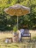Bloomingville COEN Krzesło Ogrodowe Bambusowe / Czarne