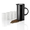 Stelton EM77 Zaparzacz Tłokowy do Kawy typu French Press- Czarny