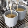 Kähler HAMMERSHØJ Kubek do Espresso 100 ml Biały