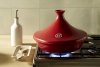 Emile Henry TAGINE Ceramiczne Naczynie do Gotowania 1,8 l Czerwony