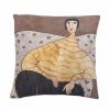 Bloomingville ZITA Poduszka Dekoracyjna z Kobiecym Motywem / 45 cm
