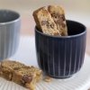 Kähler HAMMERSHØJ Kubek do Espresso 100 ml Granatowy