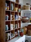 Bloomingville TILO Półka Ścienna na Kubki / Drewno z Recyklingu