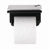 Blomus MODO Wieszak / Uchwyt Ścienny z Półką na Papier Toaletowy - Czarny