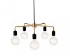 Menu TRIBECA Lampa Wisząca 46 cm - Żyrandol Leonard / Złoty