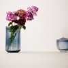 Lyngby Porcelain LYNGBY Wazon Szklany 25 cm Granatowy Midnight Blue