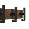 Muubs HARLEM Ścienny Wieszak na Ubrania 35 cm / Ciemny Dąb