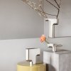 Georg Jensen NENDO Wazon Stalowy 28 cm / Srebrny Polerowany