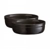Emile Henry NATURAL CHIC Miseczka - Forma do Creme Brulee 2 Szt. Czarna