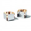 Philippi PEP Świecznik Tealight 7 cm Stal Polerowana 2 Szt.
