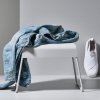 ZONE Denmark A-STOOL Taboret - Stołek Metalowy - Jasnoszary Soft Grey