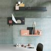 Muuto FOLDED Organizer - Półka Ścienna 96 cm Szara