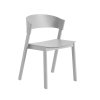 Muuto COVER SIDE Krzesło Drewniane - Szare