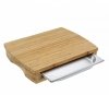 Zassenhaus ECO LINE Bambusowa Deska do Krojenia ze Stalową Tacką 46 cm