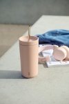 Stelton TO GO Kubek Termiczny ze Słomką 400 ml / Czarny