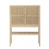 Bloomingville SANNA Drewniana Komoda z Rattanowym Frontem