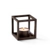 by Lassen KUBUS T Świecznik Tealight - Oksydowana Miedź