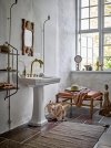 Bloomingville LUX Świecznik Metalowy Trójramienny / Złoty