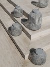 Blomus LITO Przenośna Lampa Zewnętrzna 30,5 cm / Szara Granite Grey