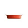 Emile Henry NATURAL CHIC Prostokątna Forma - Naczynie do Zapiekania 30x19 cm Czerwone
