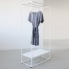 Kristina dam studio GRID Regał na Ubrania - Garderoba Stalowa / Biała