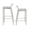 Muuto LINEAR Krzesło Barowe Ogrodowe - Hoker 65 cm / Pomarańczowy