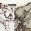 Menu PLINTH Stolik - Postument Marmurowy - Marmur Rose Calacatta