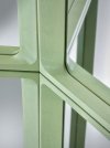 Muuto ARCED Lustro Ścienne w Drewnianej Ramie 80 cm / Jasnozielone