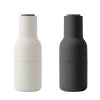 Audo BOTTLE Młynek do Soli i Pieprzu / Szary z Ciemnym Drewnianym Korkiem
