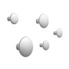 Muuto DOTS Wieszak Metalowy - Zestaw 5 Metalowych Wieszaków / Srebrny