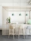 Muuto NERD Hoker - Krzesło Barowe 89 cm Białe