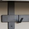 House Doctor TAG Wieszak Ścienny z Półką 80 cm / Czarny